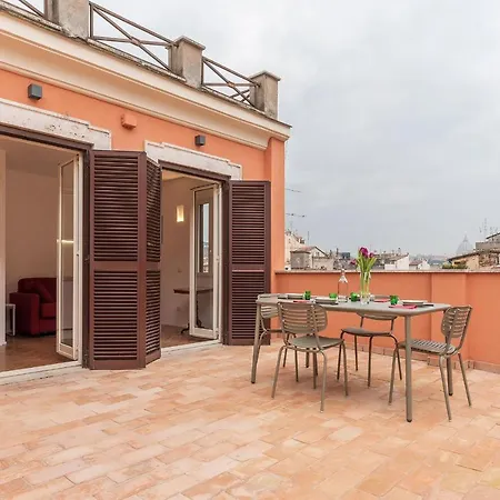 Apartment With Terrace In Via Del Pellegrino - Fromhometorome