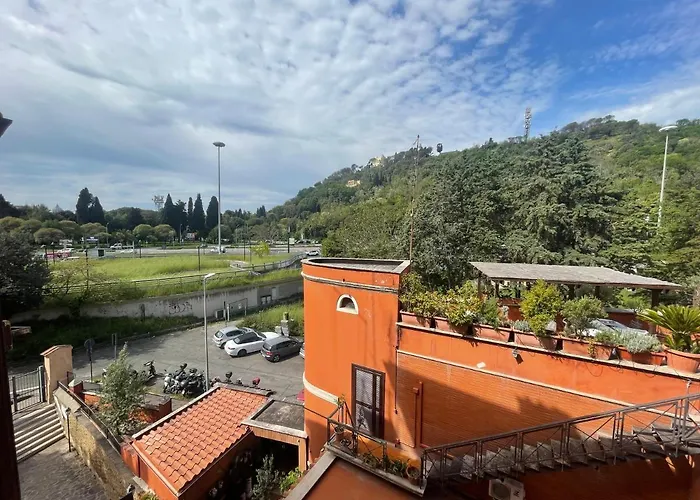 Casa Vittoria Stadio olimpico con panorama