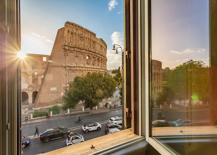 Iconic apartment with unique Colosseum view