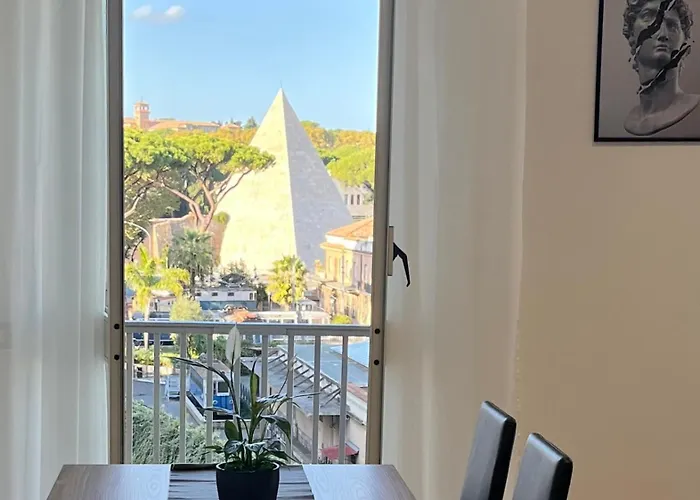 Pyramidhouse - Apartment 100Mq With View - 2Km From The Colosseum