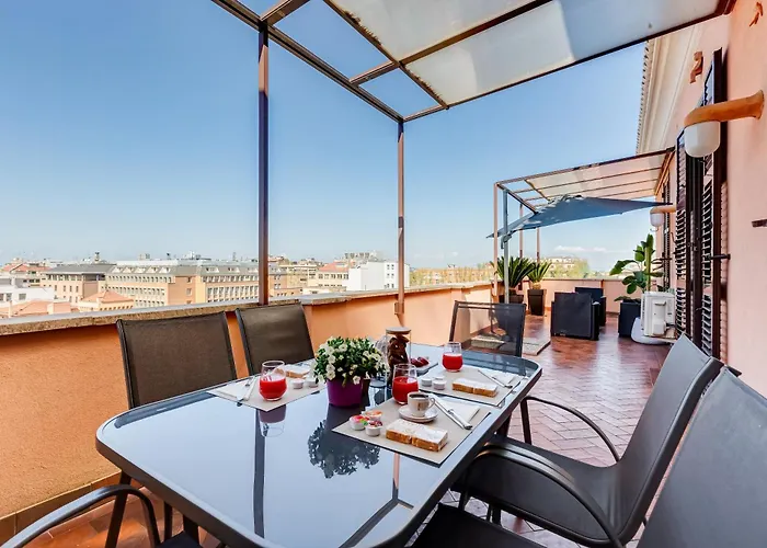 Terrace With A View Of Rome