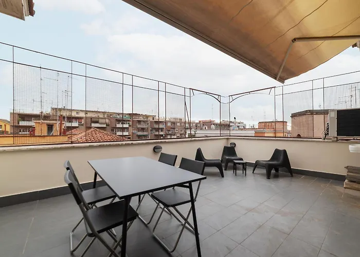 Guesthost - Trastevere Station Bright Apartment With Terrace