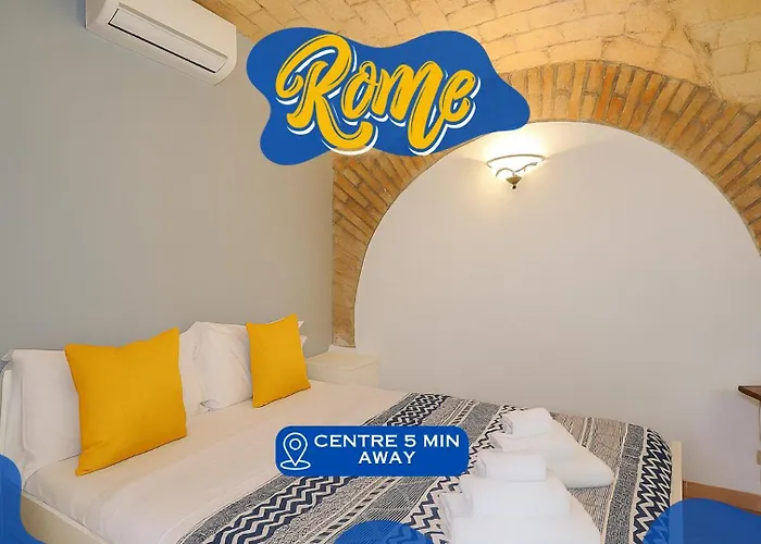 Authentic Central Roman Home - Metro 7Min, 5Min To Rome Center, Ac, Wi-Fi