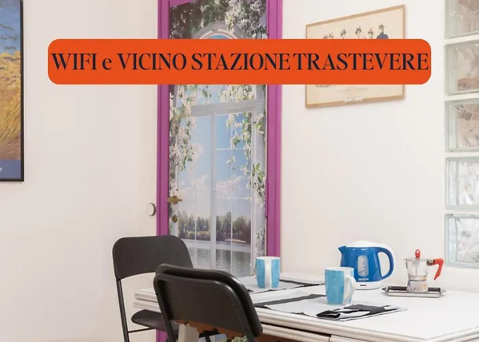 Lo Studio Di Eugenia - Appartamento Vicino Stazione Trastevere, Roma