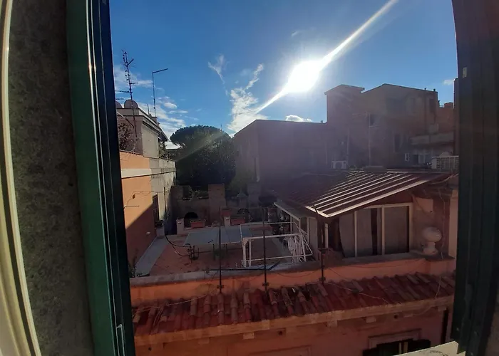 View Of The Rooftops Of Trastevere