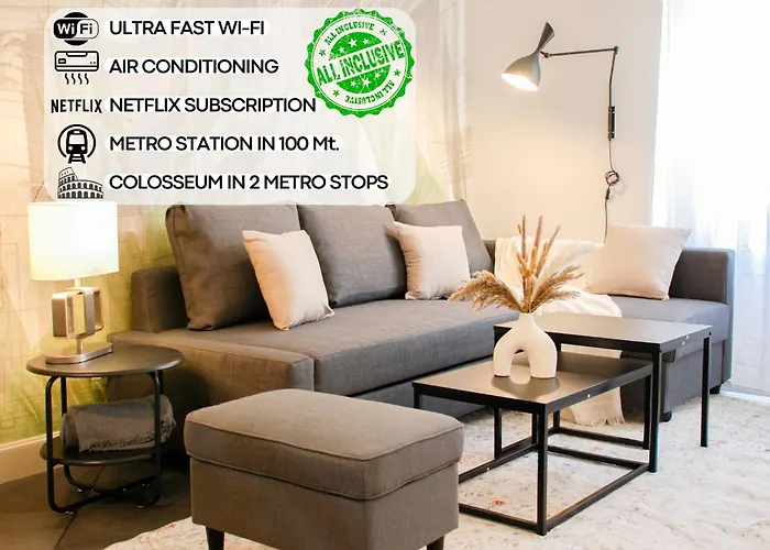 50Mt Metro Station - 20Min Walking From Colosseum - Romecentralhouse - Elegant And Fully Equipped