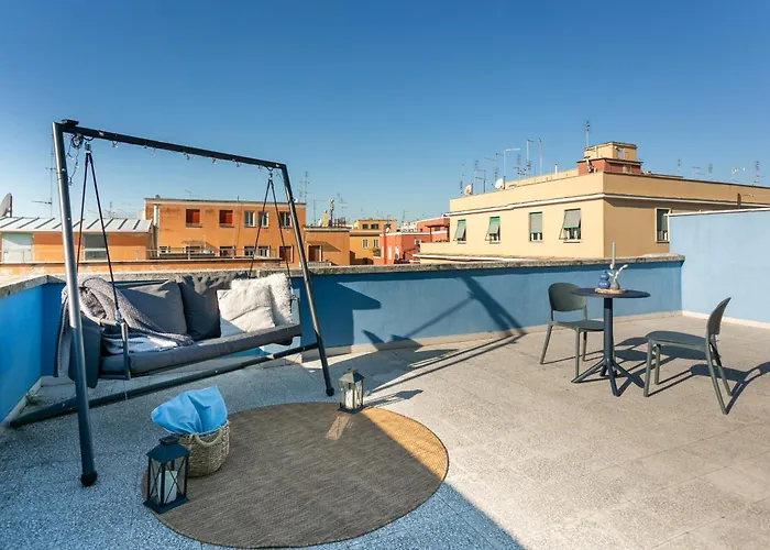 Sky Terrace Suite - Panoramic View Near Trastevere - Holiday Homes Rome