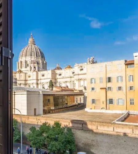 Room With Direct View Of St Peter'S Basilica