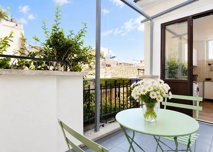 Elegantis Campo Marzio Penthouse With Terrace - Elegance Near Spanish Steps Trevi And Pantheon