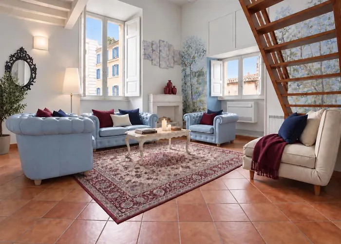 Pantheon Grand Loft, Spacious And Bright For 8 Via Dei Cestari