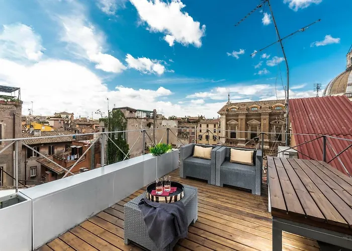 Two Bedrooms Apartment With Solarium With View On San Peter Church And Sant'Angelo Castle