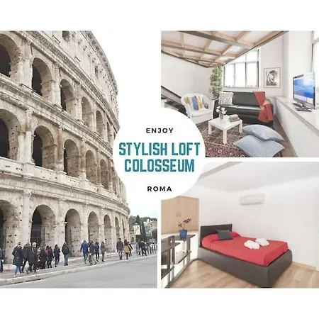 Stylish Loft - Colosseum 4 Min Walk -3 Beds -Sleeps Up To 6 People Apartment