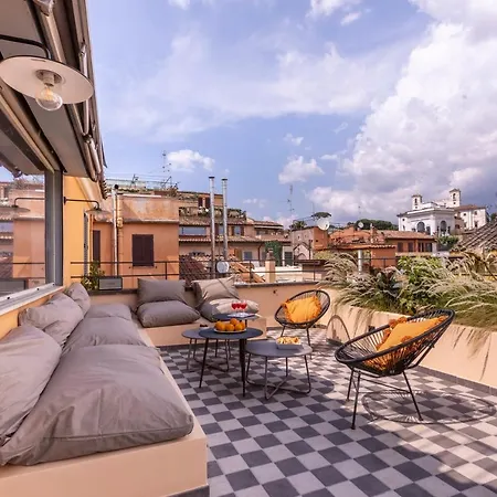 Romac - Condotti Penthouse In The Spanish Steps Area