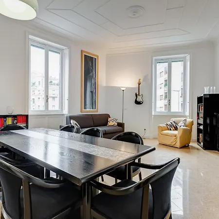 Bmga L Elegant Four-Room Apt For 8 Guests In Prati