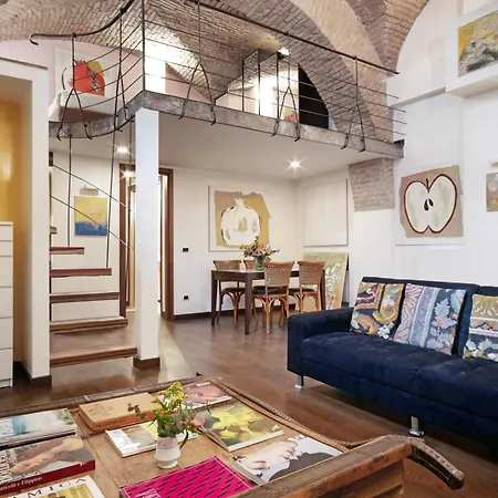 Trasteverehome - Artists Loft With Private Parking In Trastevere