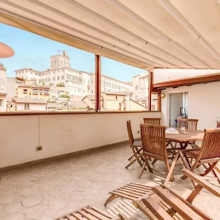 Attic With Terrace By Trevi Fountain Apartment