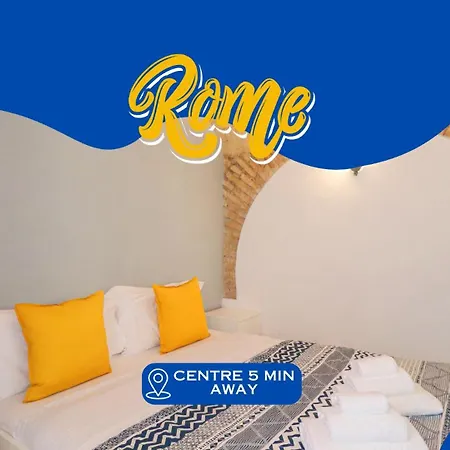 Cozy Central Apt With Patio - Rome Centre 5Min, Ac, Wifi & Metro 7Min