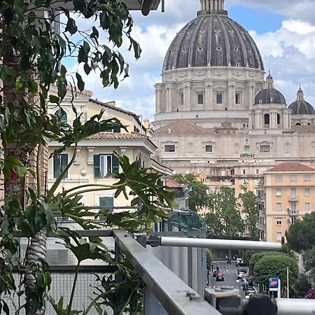 Roma San Pietro - Elegante Appartamento Con Vista