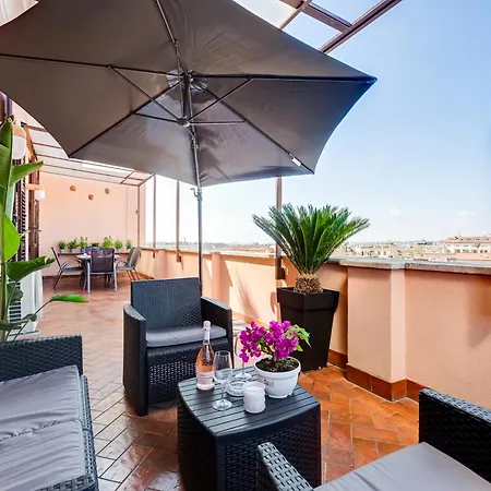 Terrace With A View Of Rome Apartment