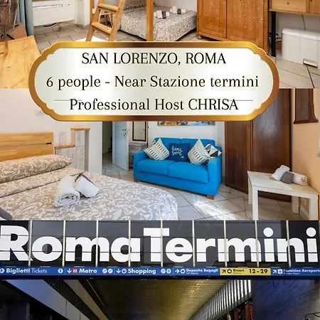 Apt San Lorenzo X 6 Guests Near Termini