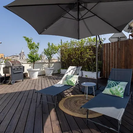 Maria Luxury Apartment With City View Terrace