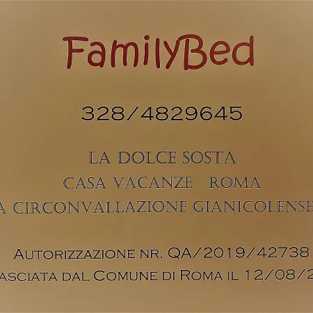 Familybed Roma Monteverde-Vaticano